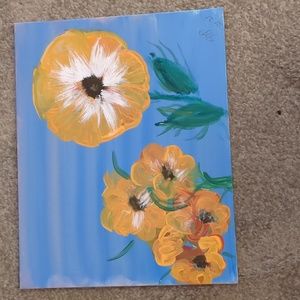 Painting of Yellow Flowers